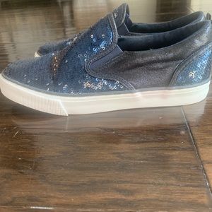 Gap Girls Size 4 Flippy Sequin Slipon Sneakers